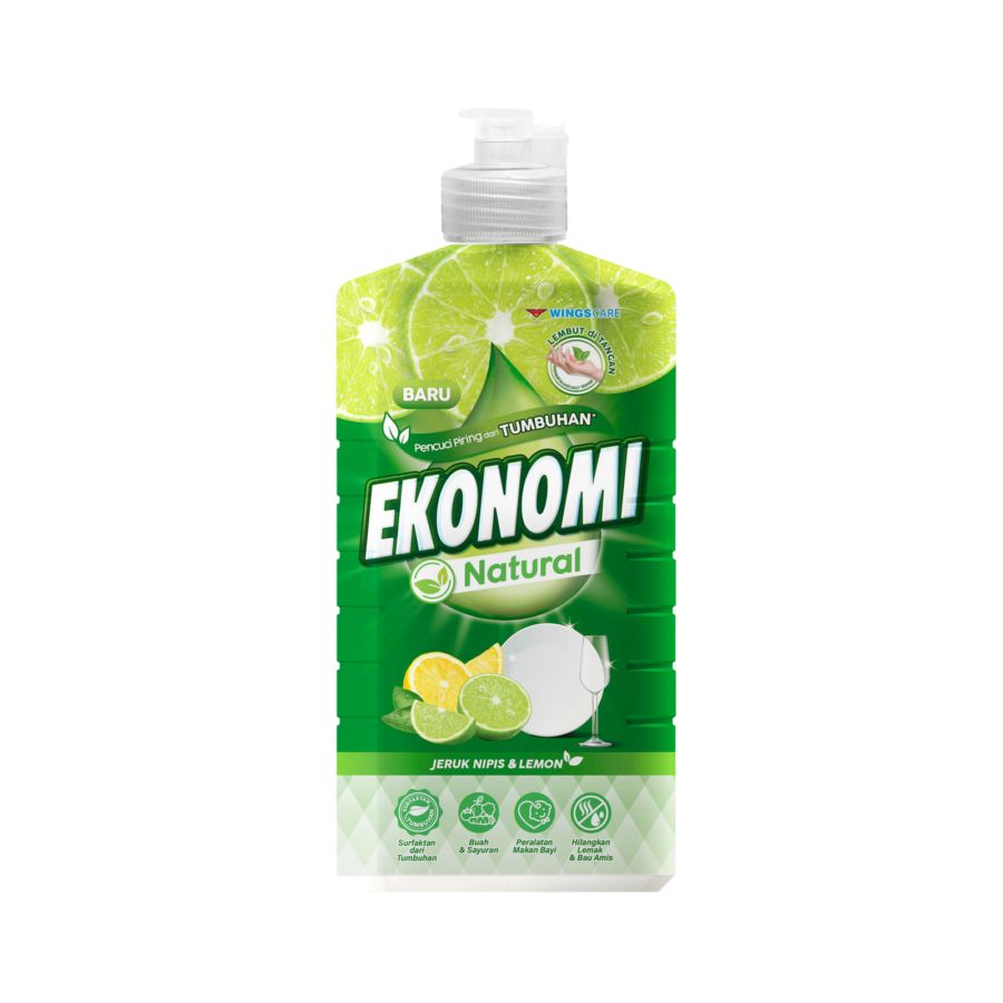 Ekonomi Natural Jeruk Nipis & Lemon Cairan Pencuci Piring 650ml